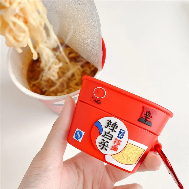 Korean Nongshim Kimchi Ramen Premium AirPods Pro Case Shock Proof Cover