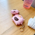 Pig Eating a Cookie Premium AirPods Pro Case Shock Proof Cover