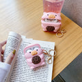 Pig Eating a Cookie Premium AirPods Pro Case Shock Proof Cover