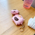 Pig Eating a Cookie Premium AirPods Pro Case Shock Proof Cover