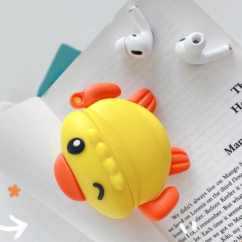 Swimming Yellow Ducky Premium AirPods Pro Case Shock Proof Cover