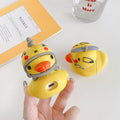 Rubber Ducky in Pikachu Helmet Premium AirPods Case Shock Proof Cover