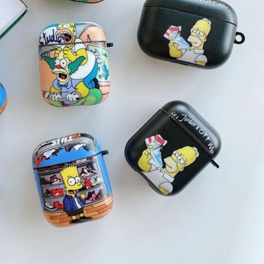 The Simpons 'Air | Off White' AirPods Case Shock Proof Cover