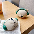 Teddy Bear in Headphones Premium AirPods Pro Case Shock Proof Cover