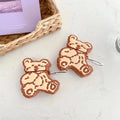 Stitched Teddy Bear Premium AirPods Case Shock Proof Cover