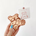 Stitched Teddy Bear Premium AirPods Case Shock Proof Cover