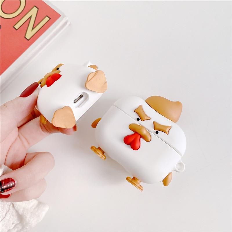 Angry Golden Chicken Premium AirPods Pro Case Shock Proof Cover