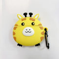 Cute Round Giraffe Premium AirPods Case Shock Proof Cover