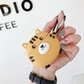 Cute Round Cat Premium AirPods Case Shock Proof Cover