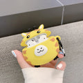 Cute Round Giraffe Premium AirPods Case Shock Proof Cover