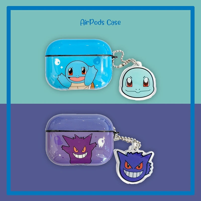 Pokemon 'Squirtle | Gengar | 2.0' AirPods Pro Case Shock Proof Cover