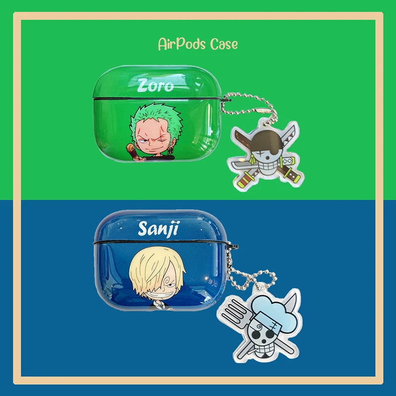 One Piece 'Sanji | Zoro | 2.0' AirPods Pro Case Shock Proof Cover