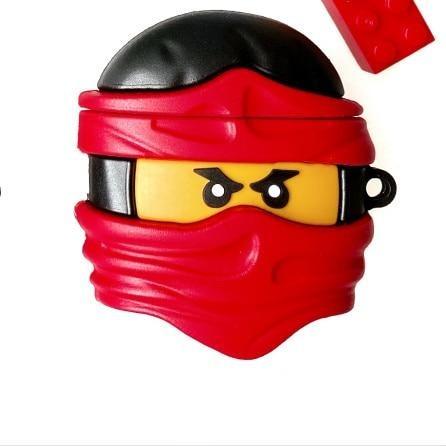 Lego Man 'Ninja | Red' Premium AirPods Pro Case Shock Proof Cover