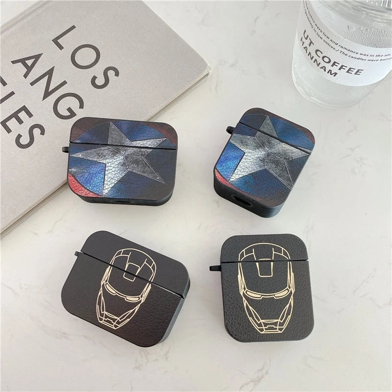 Iron Man 'Modular | Gold Engraving' AirPods Case Shock Proof Cover