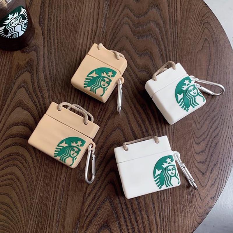 Classic Starbucks Shopping Bag Premium AirPods Pro Case Shock Proof Cover