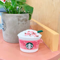 Starbucks 'Strawberries and Cream Frappuccino' AirPods Pro Case Shock Proof Cover