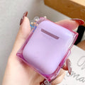 Clear Fluorescent Candy Color Holster AirPods Case