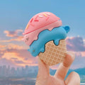 Ice Cream Cone Cat Premium AirPods Case Shock Proof Cover