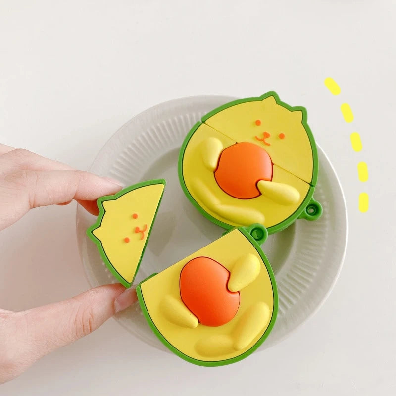 Avocado Cat Premium AirPods Pro Case Shock Proof Cover