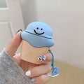 Cute Smiling Ice Cream Cone Premium AirPods Case Shock Proof Cover