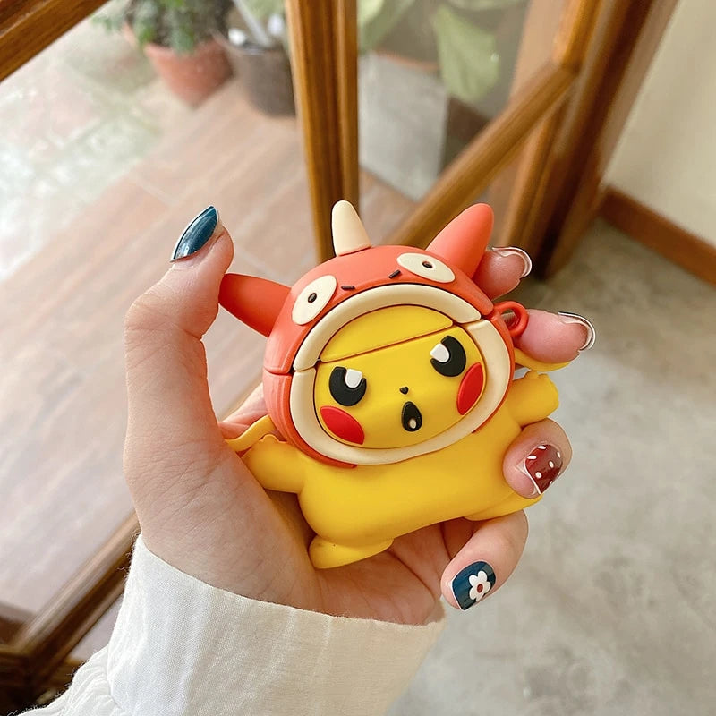 Pokemon 'Pikachu | Magikarp Hat' Premium AirPods Case Shock Proof Cover