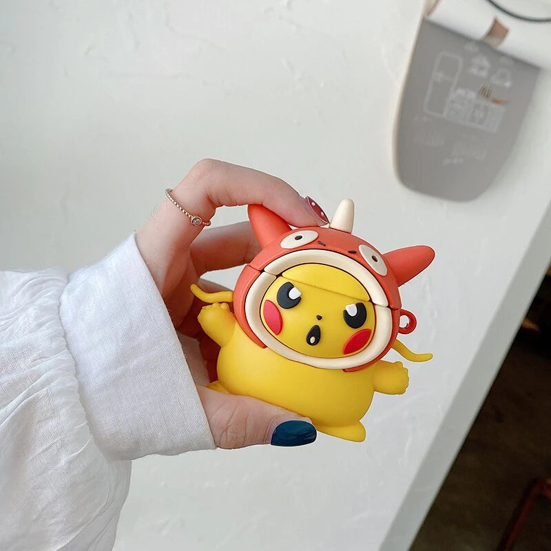 Pokemon 'Pikachu | Magikarp Hat' Premium AirPods Case Shock Proof Cover