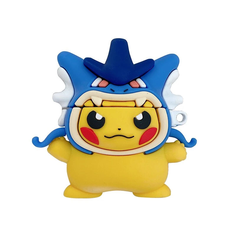 Pokemon 'Pikachu | Gyarados Hat' Premium AirPods Case Shock Proof Cover