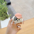 Cute Puppy 'Cap' Premium AirPods Case Shock Proof Cover