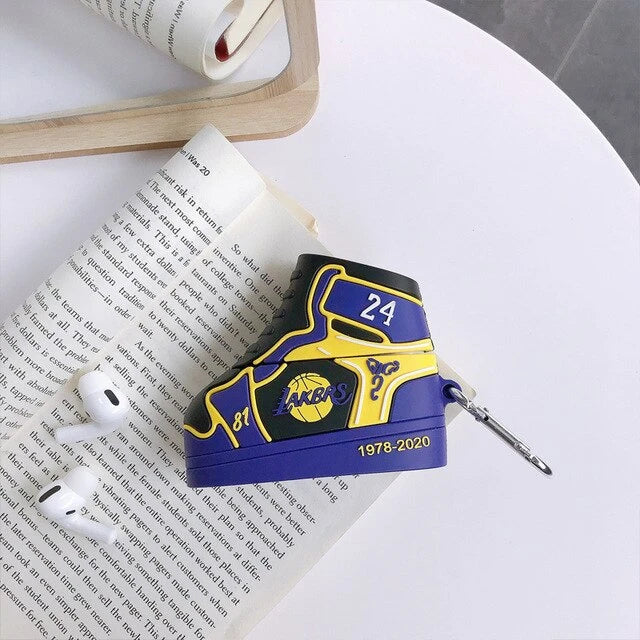 Basketball 'Lakers | 24 | Sneaker' Premium AirPods Pro Case Shock Proof Cover