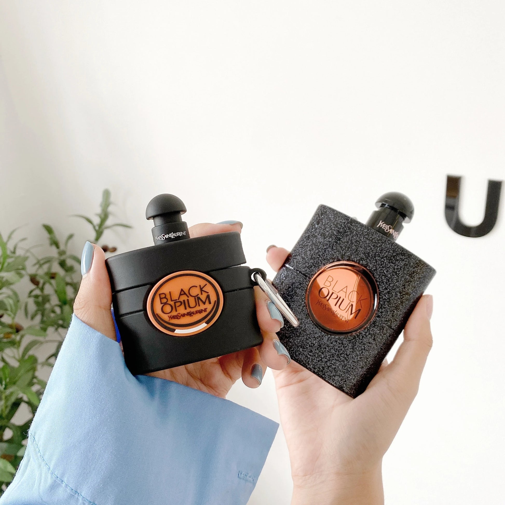 Perfume 'Y|S|L Black Opium' Premium AirPods Pro Case Shock Proof Cover
