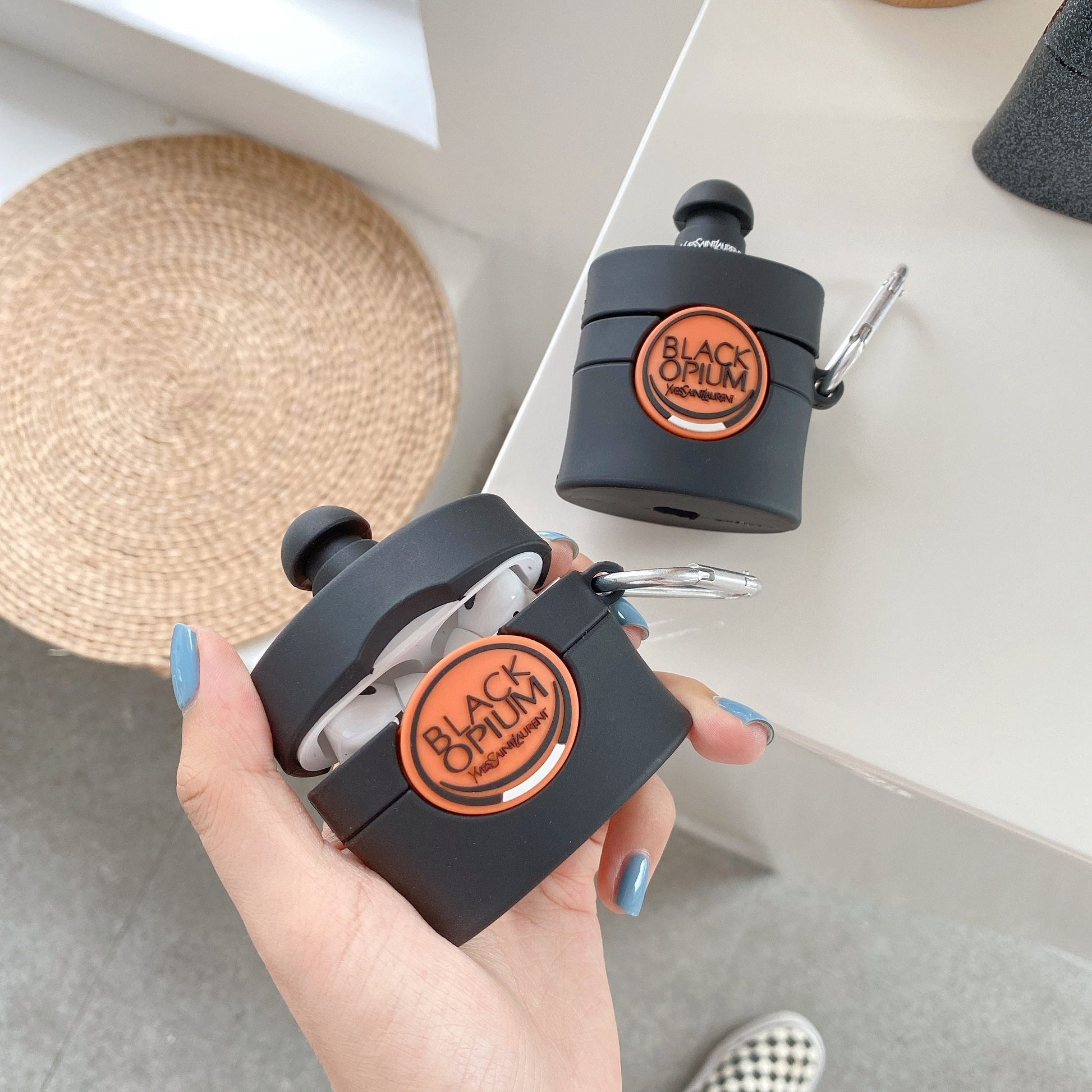 Perfume 'Y|S|L Black Opium' Premium AirPods Pro Case Shock Proof Cover