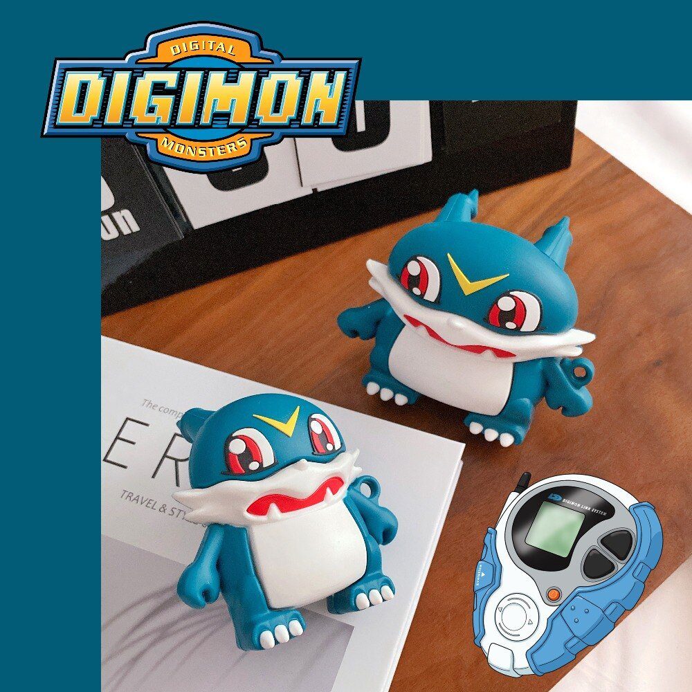 Digimon 'Veemon | 2.0' Premium AirPods Pro Case Shock Proof Cover