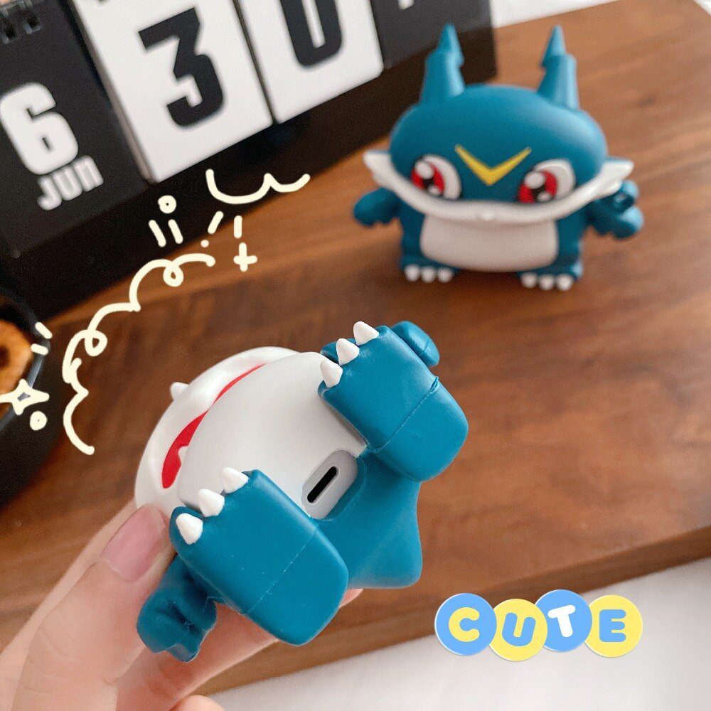 Digimon 'Veemon | 2.0' Premium AirPods Case Shock Proof Cover