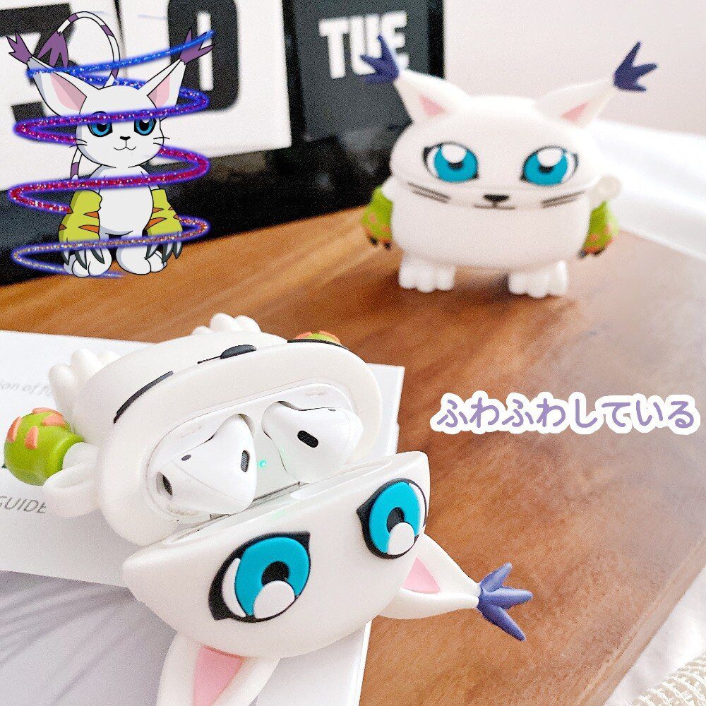 Digimon 'Gatomon' Premium AirPods Case Shock Proof Cover