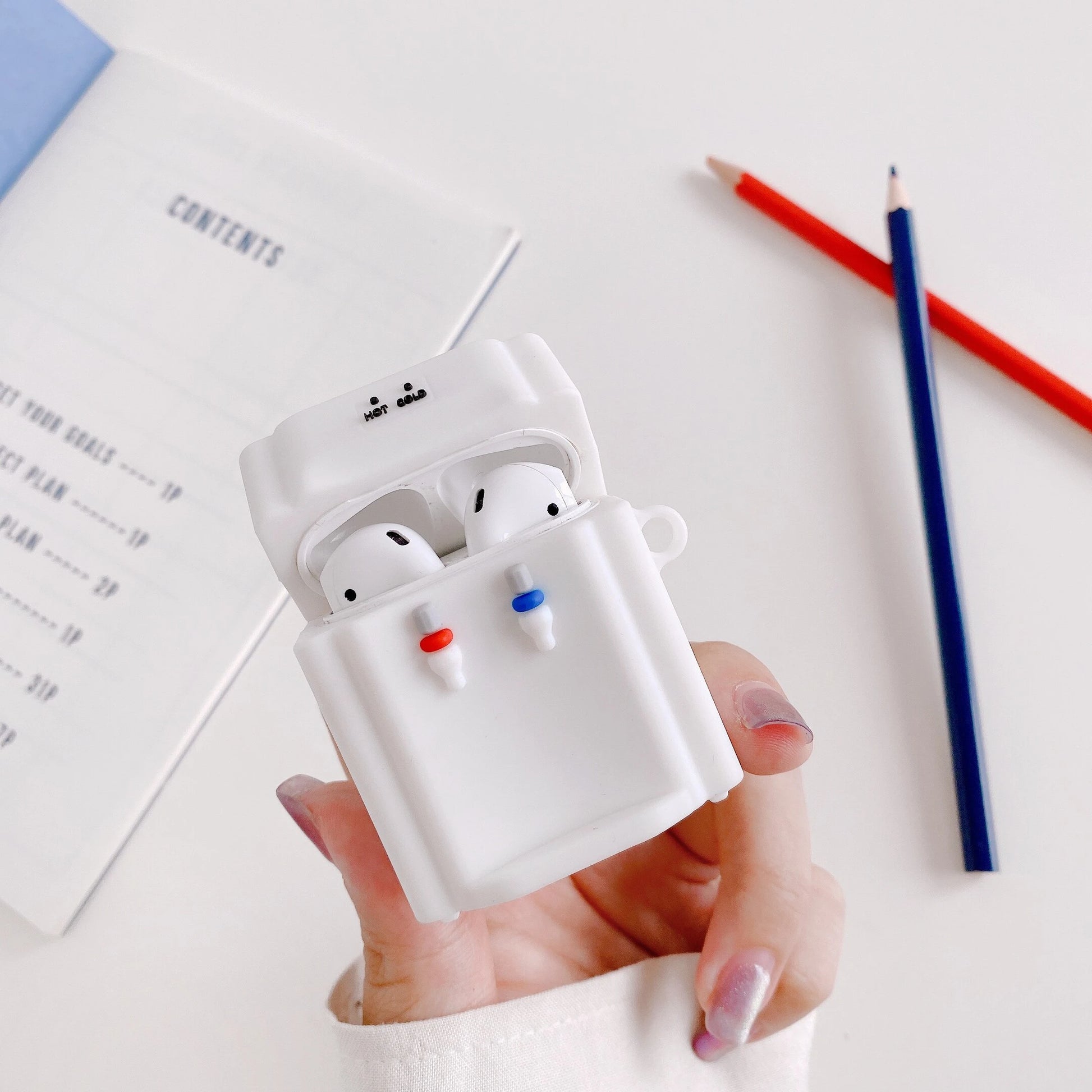 Water Cooler Premium AirPods Case Shock Proof Cover