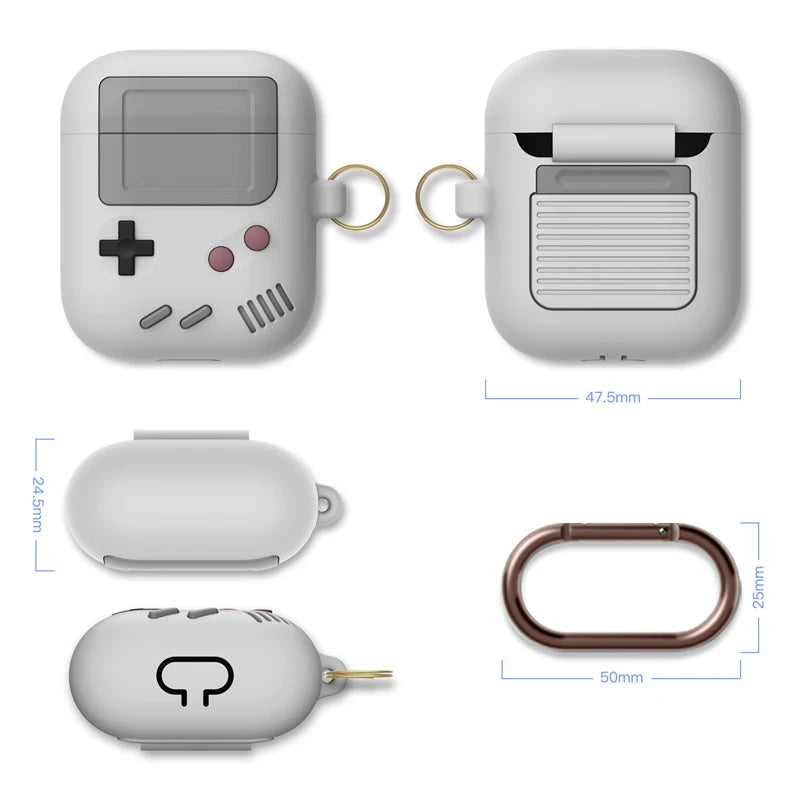 Classic Retro Gameboy Premium AirPods Case Shock Proof Cover