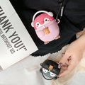 Cute Milk Tea Music Penguin Premium AirPods Case Shock Proof Cover