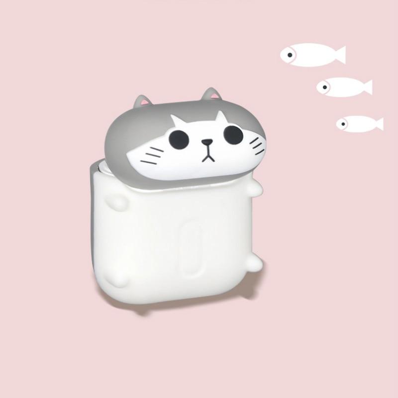Cute Walking Cat Premium AirPods Case Shock Proof Cover
