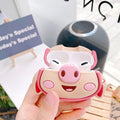 Cute Cartoon Pig in Hat Premium AirPods Pro Case Shock Proof Cover