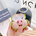 Cute Cartoon Pig in Hat Premium AirPods Pro Case Shock Proof Cover