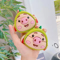 Cute Cartoon Pig in Hat Premium AirPods Pro Case Shock Proof Cover