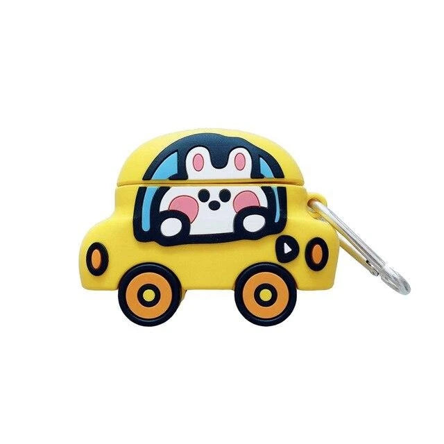 Bunny in a Car Premium AirPods Pro Case Shock Proof Cover