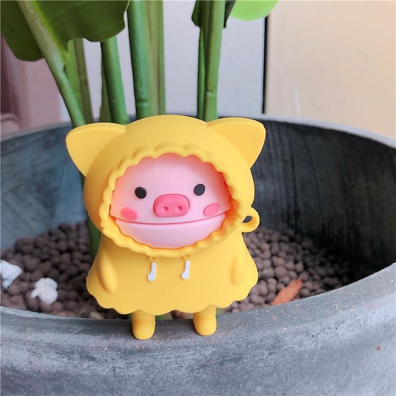 Pig in a Raincoat Premium AirPods Pro Case Shock Proof Cover