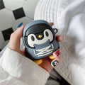 Penguin in a Cute Hoodie Premium Airpods Case Shock Proof Cover