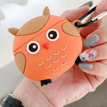 Cute Round Owl Premium AirPods Pro Case Shock Proof Cover