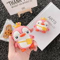 Cute Traveling Penguin Premium AirPods Pro Case Shock Proof Cover