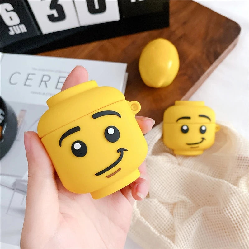 Lego 'Lego Man | Smirking' Premium AirPods Case Shock Proof Cover