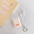 Cute Silicone 'Brunch Brother' AirPods Case Shock Proof Cover