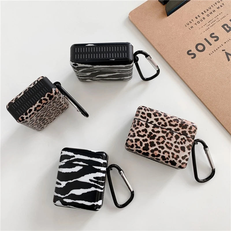 Leopard Print AirPods Pro Case Shock Proof Cover