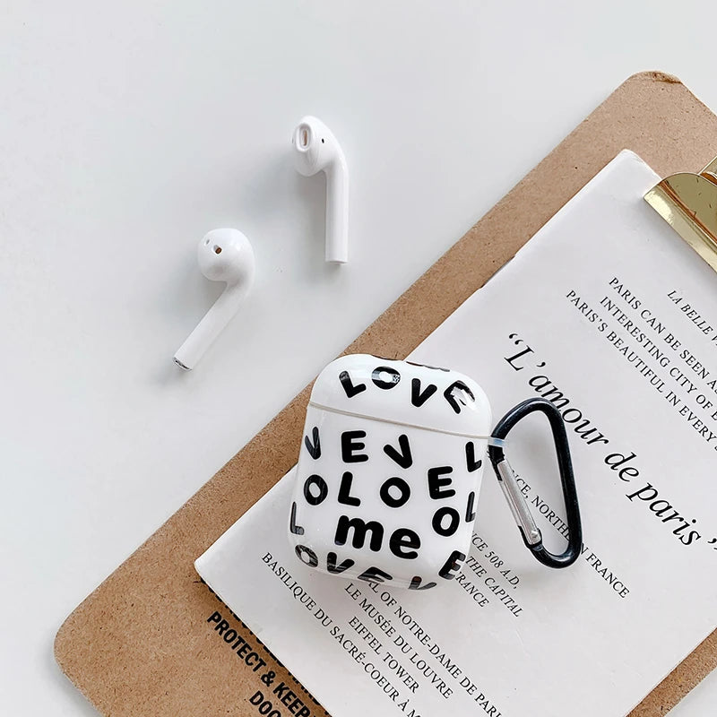 Cute Silicone 'Love' AirPods Case Shock Proof Cover